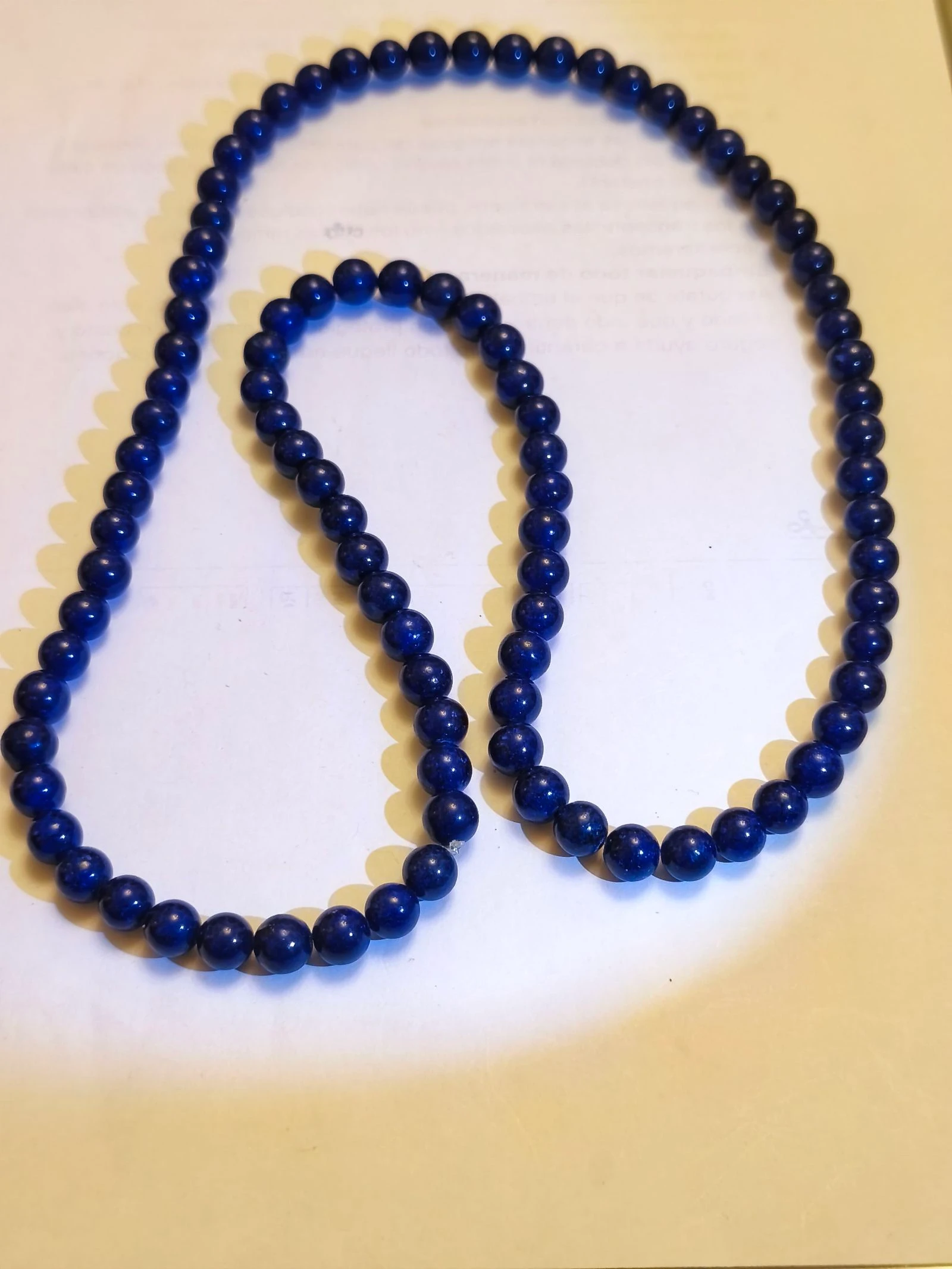 Colar lapislazuli de 80 centímetros – photo 2